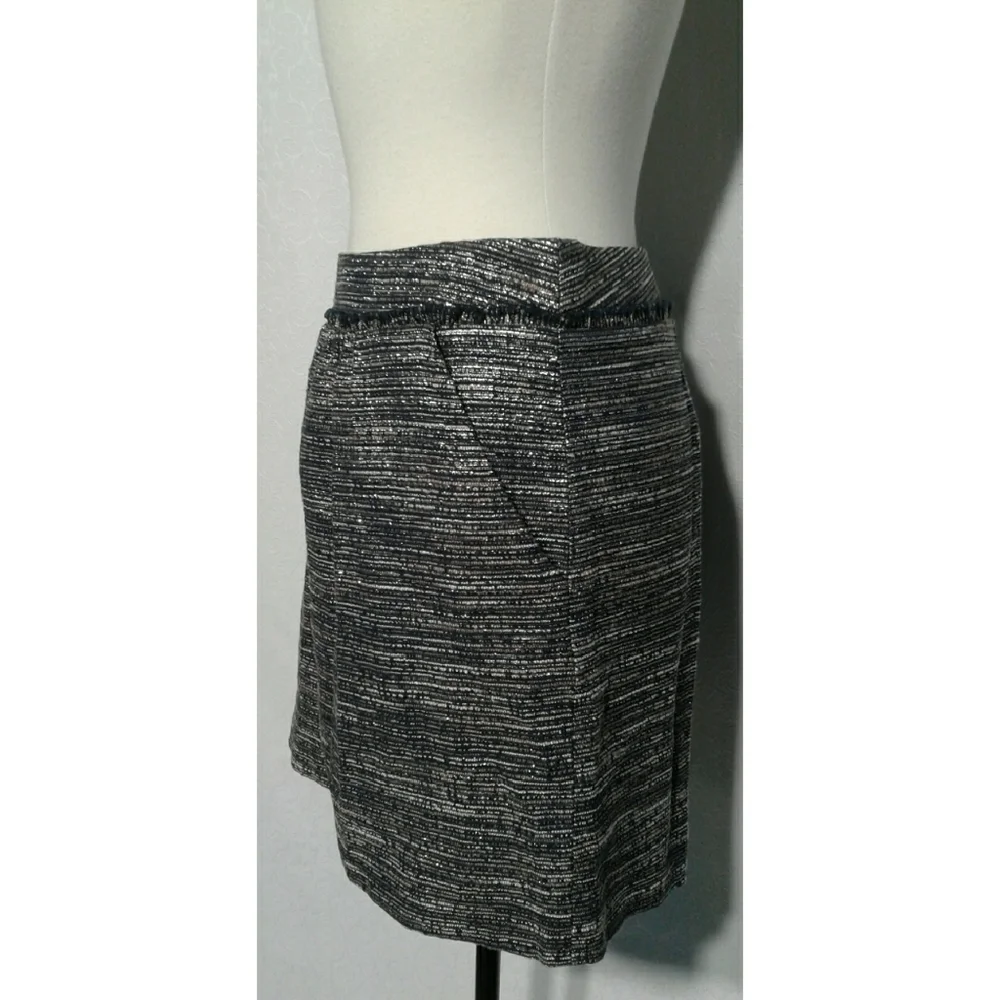 GAP fringe metallic skirt size 12